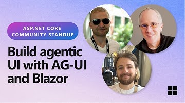ASP.NET Community Standup - Build agentic UI with AG-UI and Blazor