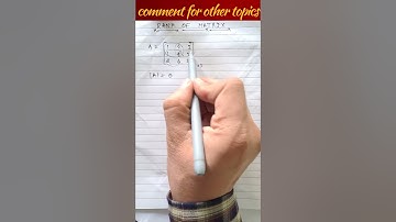 Rank of Matrix #rank #matrix #maths #tricks #shorts