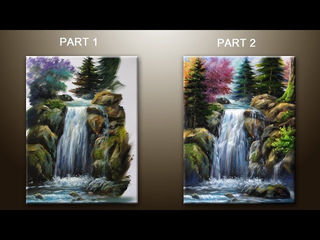 Paint a Landscape with a SPONGE