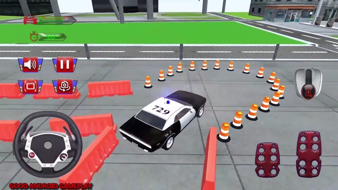 Police Car Parking #3 - NEW Real Police Vehicle Unlocked Android GamePlay FHD
