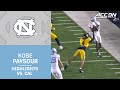UNC WR Kobe Paysour Highlight vs. Cal