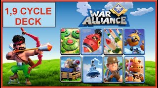 1.9 🟣 cycle deck - fast gameplays (part 2) -War Alliance screenshot 5