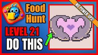 Food Hunt: Pixel Puzzle Level 21 No Hint First Try Solution | How to Beat