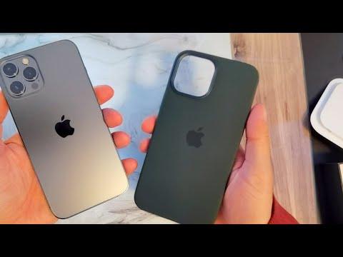Unboxing The Iphone 12 Pro Max 512gb Graphite Grey And Official Cyprus Green Magsafe Silicon Case Youtube