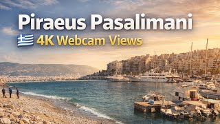 4K Piraeus Pasalimani LIVE Webcam Athens Greece 🇬🇷 Yachts, Bazaar and Sea Webcam Views screenshot 4