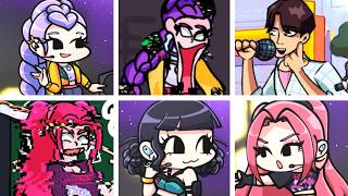 ALL KPop Demon Hunters FNF Mods 🎶 ("Soda Pop", Takedown, Golden, How-its-done and others)