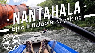 Epic Whitewater Kayaking on the Nantahala in the Sea Eagle Explorer