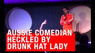 Drunk Lady Heckler vs. Aussie Comedian - Daniel Muggleton