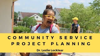 Community Service Project Planning