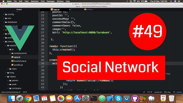 #49 LaraBook || Laravel Route URLs settings in VueJS || Social Network in Laravel and VueJS