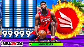 I REMADE MY HIGH FLYER BUILD AND NOW ITS PERFECT IN NBA 2K24!