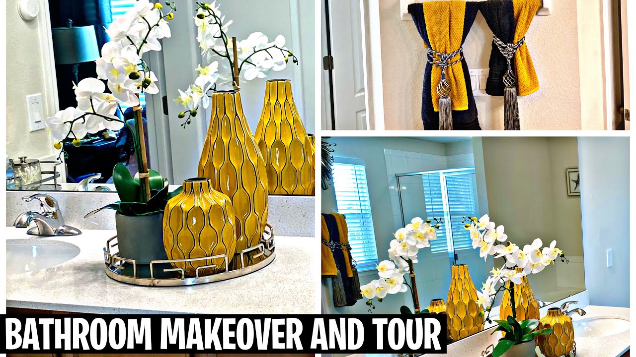My Bathroom Decor Idea and Tour - YouTube