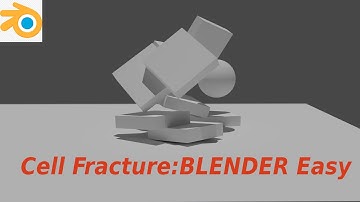 Cell Fracture blender tutorial Easy