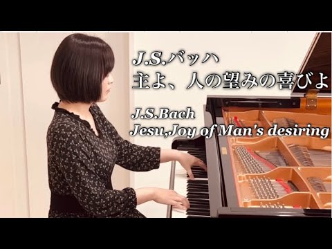 【気持ちをリセットしたい時に】バッハ : 主よ、人の望みの喜びよ/J.S.Bach : Jesu,Joy of Man's desiring/ピアノ/落ち着くクラシック/睡眠BGM/ピアニスト宮崎陽子