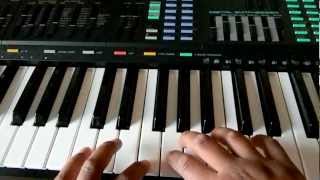 How to play Axel F on the keyboard Part 1