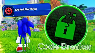 Sonic Speed Simulator How To Get Code Breaker Badge + 100 Red Star Rings screenshot 4