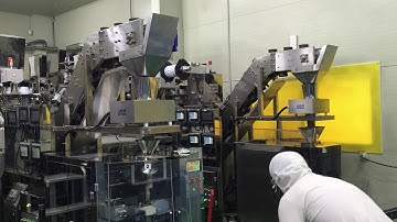 190401 Fall Type Metal Detector with Vertical Packing Machine