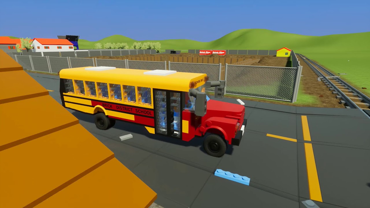 Lego Cars, Trucks & Buses Lego Train - Brick Rigs - Realistic Crashes ...