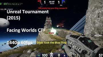 Unreal Tournament - Facing Worlds CTF (1440p60)