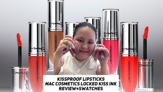 KISSPROOF LIPSTICKS MAC Cosmetics Locked Kiss Ink Review+Swatches