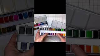 A Simple Fix for Sliding Half Pans in Watercolor Tins #watercolor #watercolorpalette #watercolorart