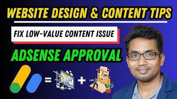 How to Fix Low-Value Content Issue for AdSense Approval | Website Design & Content Tips