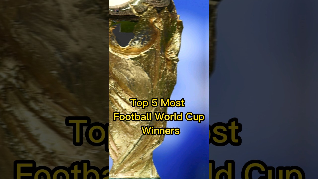 The Team With The Most FIFA World Cup Wins!  💪⚽🏆 #shorts #viral