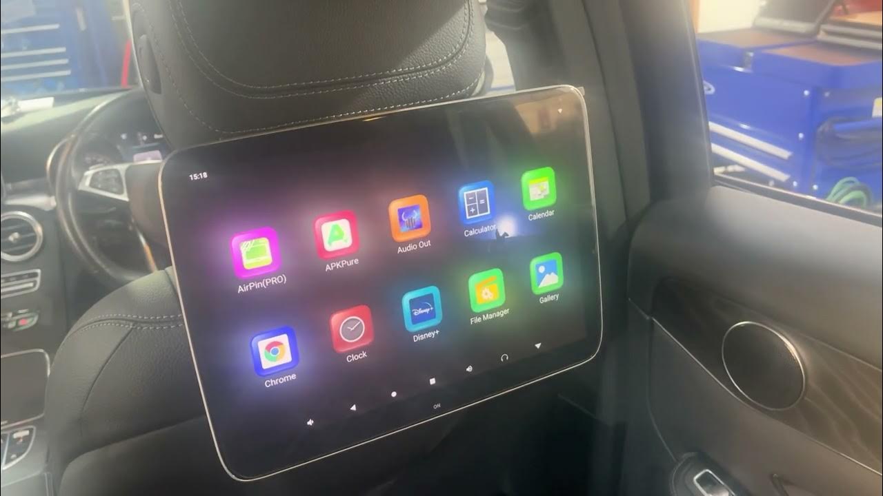 Mercedes Rear Seat Entertainment Monitor - YouTube