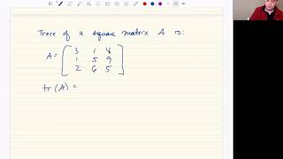 Chapter 2: Matrix Trace