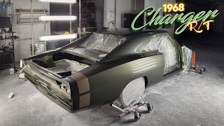 68 Dodge Charger R/T • ส่วนที่ 18 • แถบสีทองและโค้ทใส