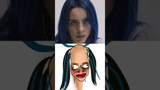 billie eilish when the party's over Drawing meme - #shorts - billie eilish songs Resimi