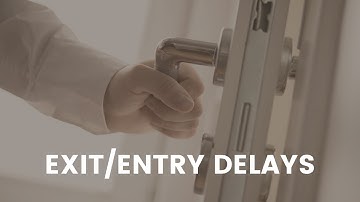 Alarm 101 - Entry:Exit Delays