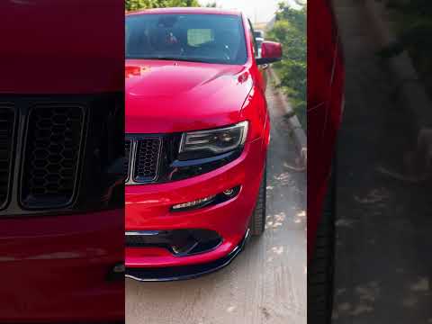 Красный опасный 🚘💪😎 #jeep #srt #wk2 #grandcherokee #americancars #hemi #red #srt8 #russia #moscow