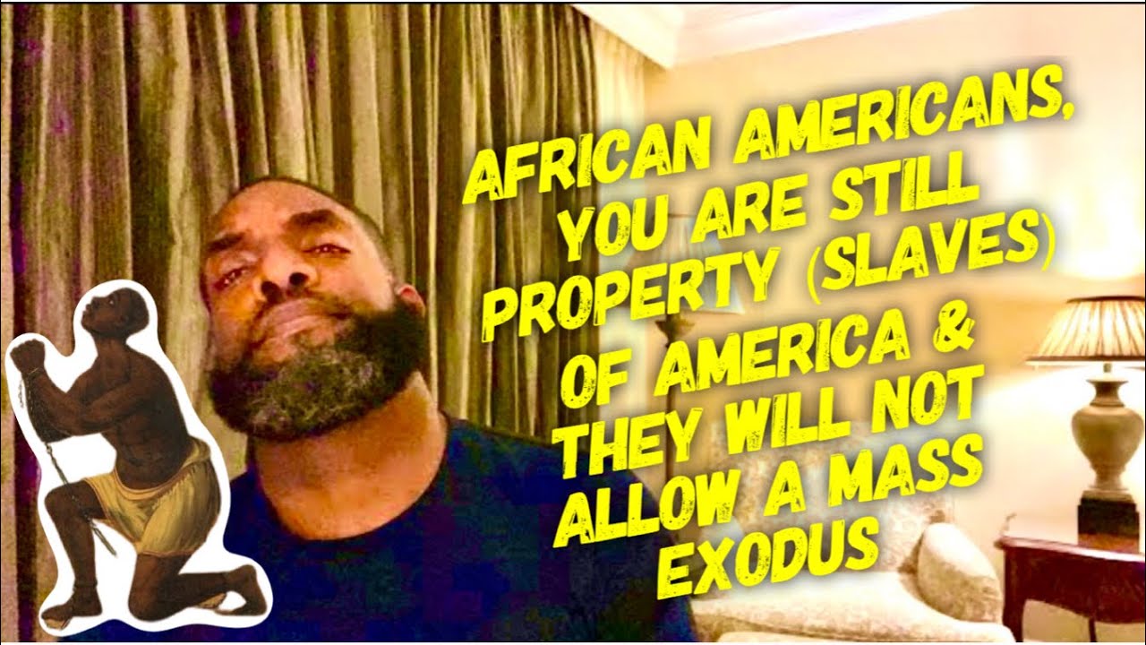 African Americans, You Are Still Property (Slaves) Of America & They Will Not Allow A Mass Exodus 💰