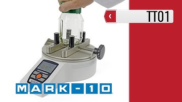 Mark-10 Cap Torque Testers Series TT01 (product video presentation)