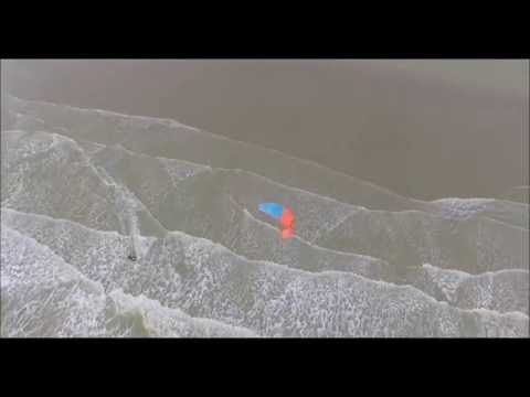 drone footage camber kitesurfing