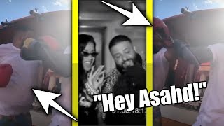 DJ Khaled Starts Boxing On Stage in Vegas Before Cardi B Calls Asahd