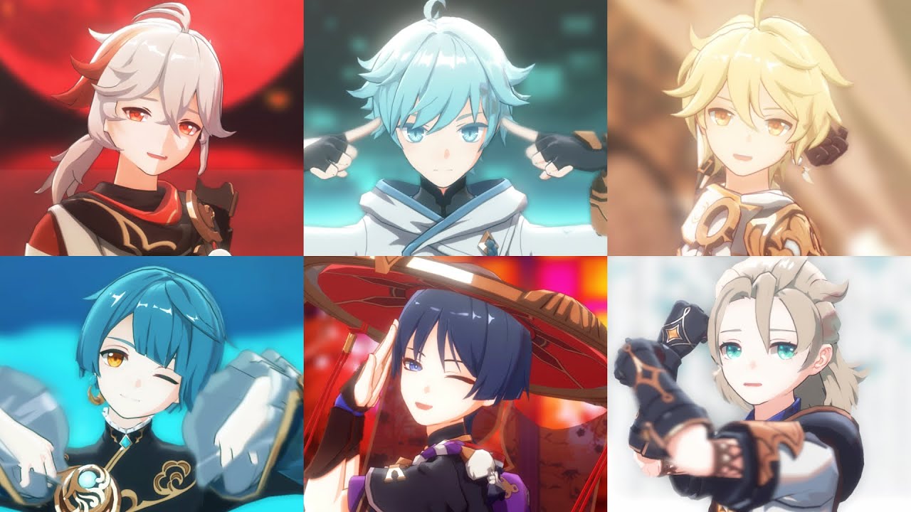 [Genshin Impact MMD]So Bad[Scaramouche/Albedo/Aether/Kazuha/Chongyun/Xingqiu]