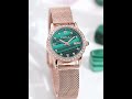 Relógio Feminino CRRJU Moda Luxo Diamante Relógios Feminino Ve