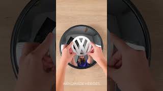 Quick DIY - Parking Mirror & Volkswagen Badge Home Decor!