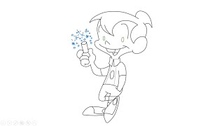 How To Draw Rudy Tabootie From Chalkzone - Step By Step Drawing Tutorial