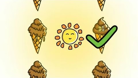 Brain Out Level 11 Puzzle - Which one is not real ice cream Walkthrough Solutions