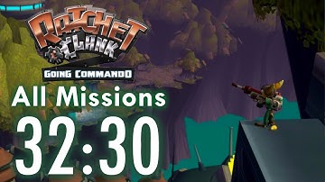 [Segmented] Ratchet & Clank: Going Commando NG+ All Missions in 32:30