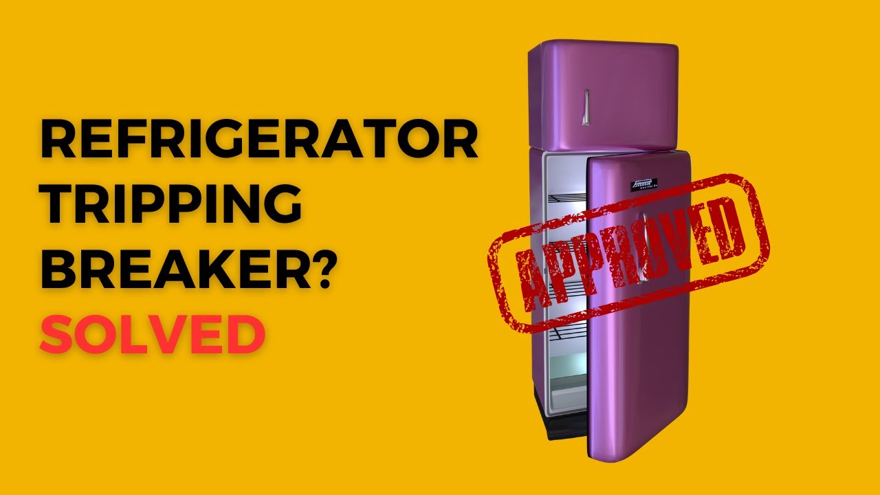 can a refrigerator trip a breaker