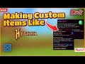 How to make custom items like Hypixel Skyblock | Making Custom Items Like Hypixel Skyblock
