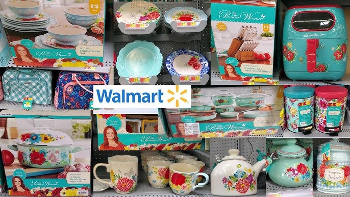 WALMART COOKWARE SHOPPING *PIONEER WOMAN VS RACHEL RAY* COOKWARE SETS, CAST  IRON + WOKS!!! 