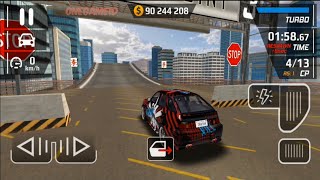 Smash Car Hit red - Impossible Stunt Speed Car Games - mobil balap keren Android gameplay FHD screenshot 2