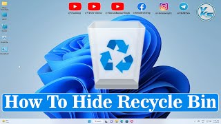 ✅ How To Hide Recycle Bin On Windows 11/10