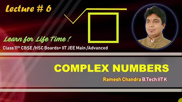 Square root of Complex Number class 11 XI CBSE | HSC Boards | IIT JEE Main and Advanced Lecture 6
