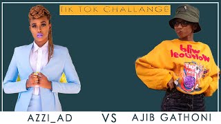 Azz_iad Nasenya Vs Ajib Gathoni Tik Tok Dance Challenge.🔥🔥🔥🔥